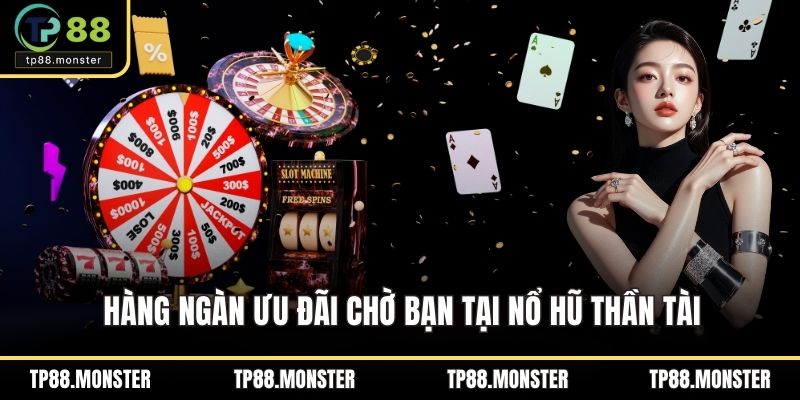 Hàng ngàn ưu đãi chờ bạn tại Nổ hũ Thần Tài