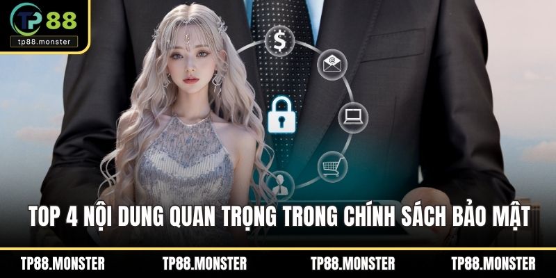Top 4 nội dung quan trọng trong chính sách bảo mật TP88
